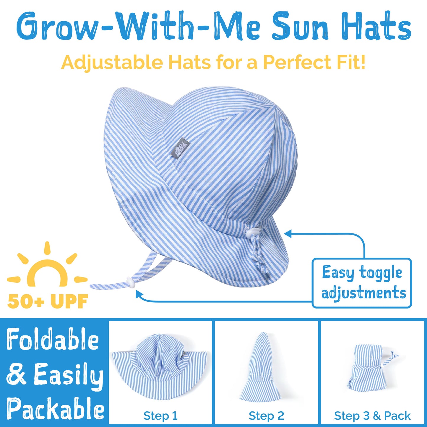 Pink Daisy Cotton Floppy Hat