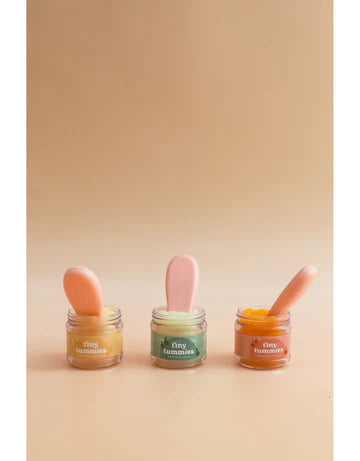 Tiny tummies Peach jelly jar and spoon set - Tiny harlow