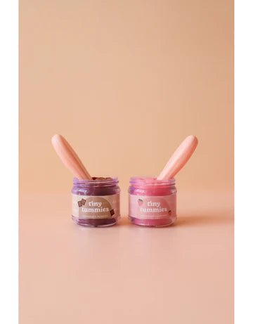 Tiny Tummies Chocolate Pudding Food Jar and Spoon Set