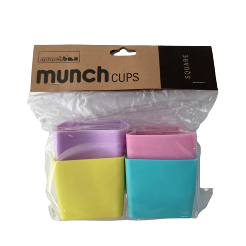 MUNCH CUPS - Pastel Squares (4 pieces)