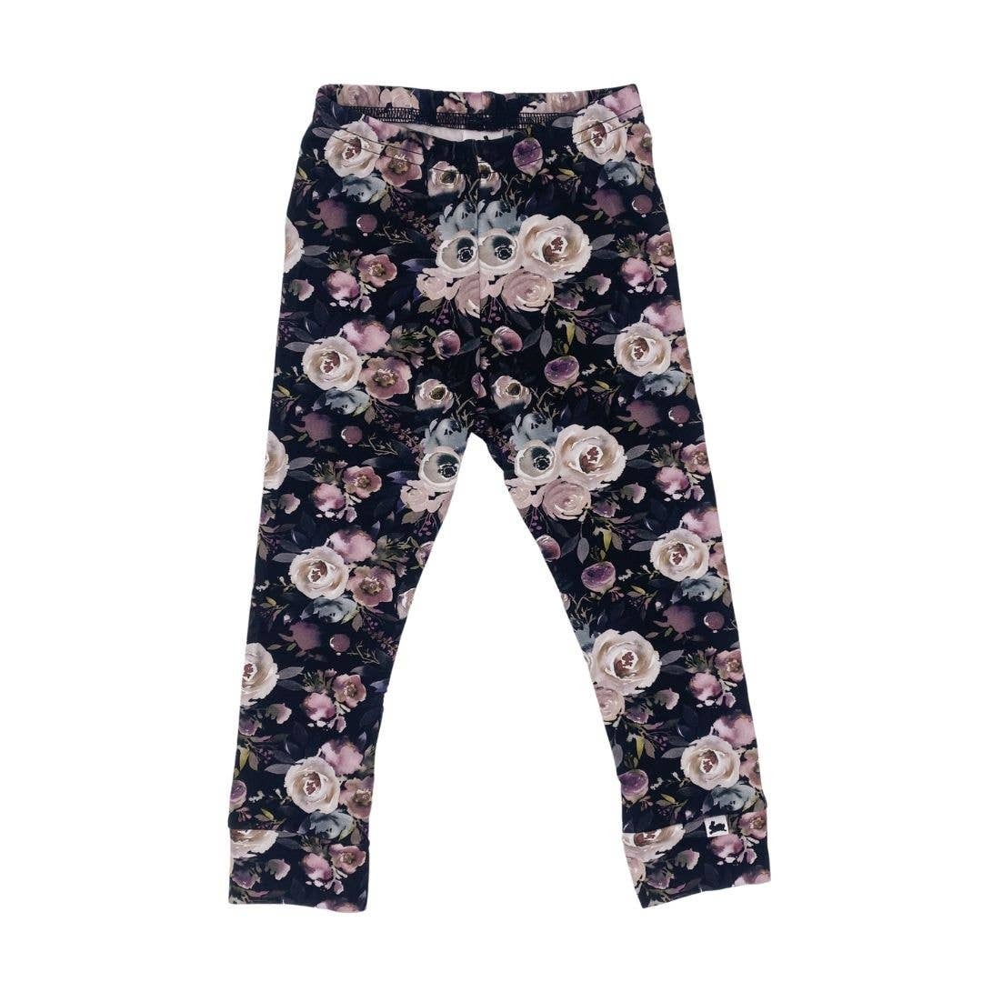 Watercolour Floral Leggings 2T