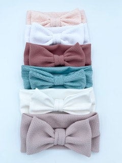 String of Pearls Headband Bow