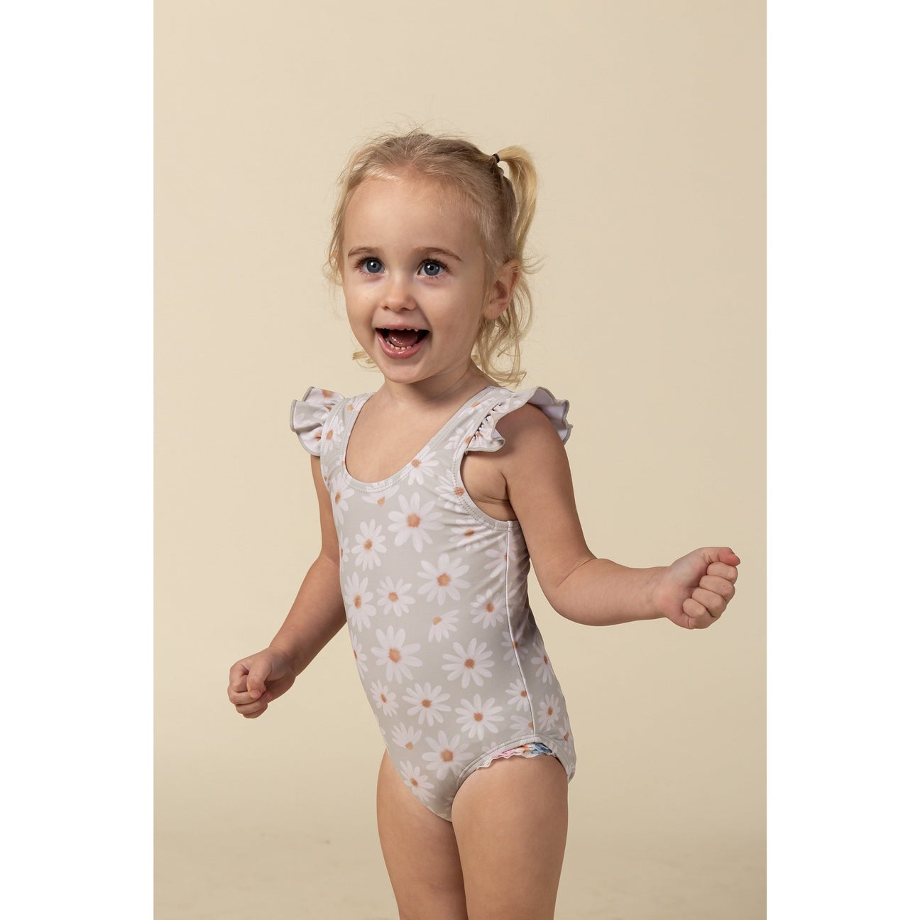 The "Emma" Ruffle Shoulder One Piece