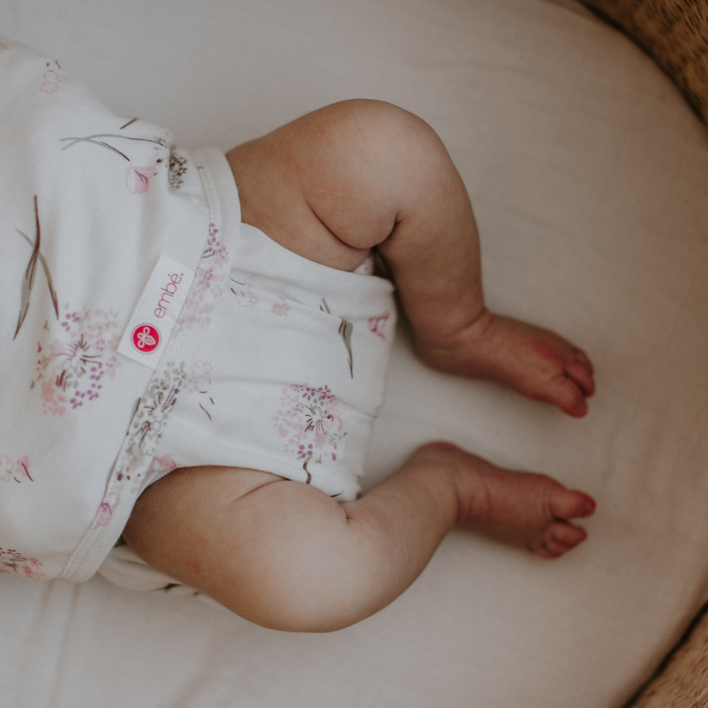 Clustered Flowers Swaddle