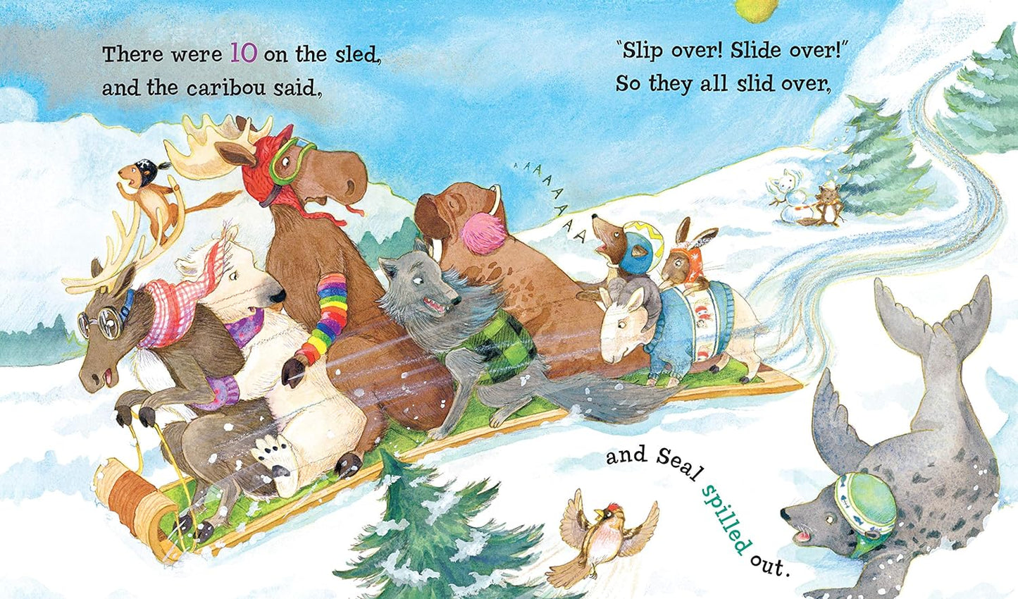 Ten on the Sled Board Book