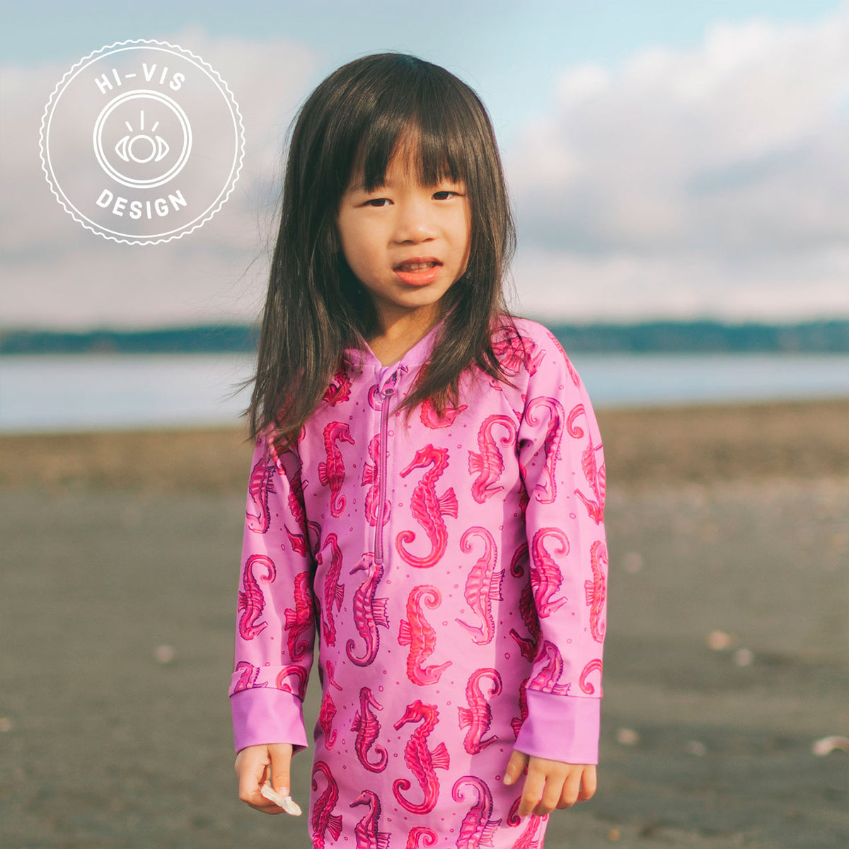 Sea Me Swim Sunsuit Hi-Vis