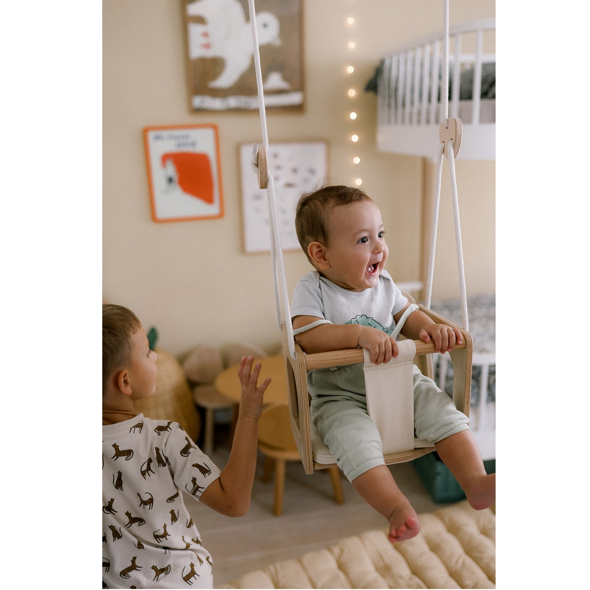 Hanging Gym Baby Swing