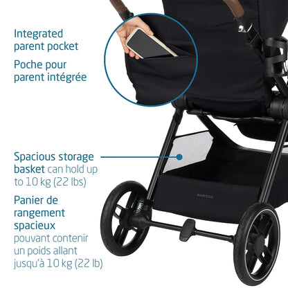 Oxford Stroller Essential Black - Maxi Cosi