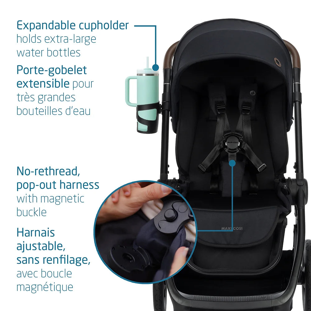 Oxford Stroller Essential Black - Maxi Cosi