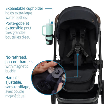 Oxford Stroller Essential Black - Maxi Cosi