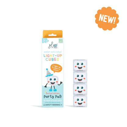 Light Up Cubes 4pk - Glo Pals