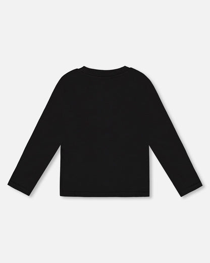 T-Shirt With Plaid Vest Red And Black