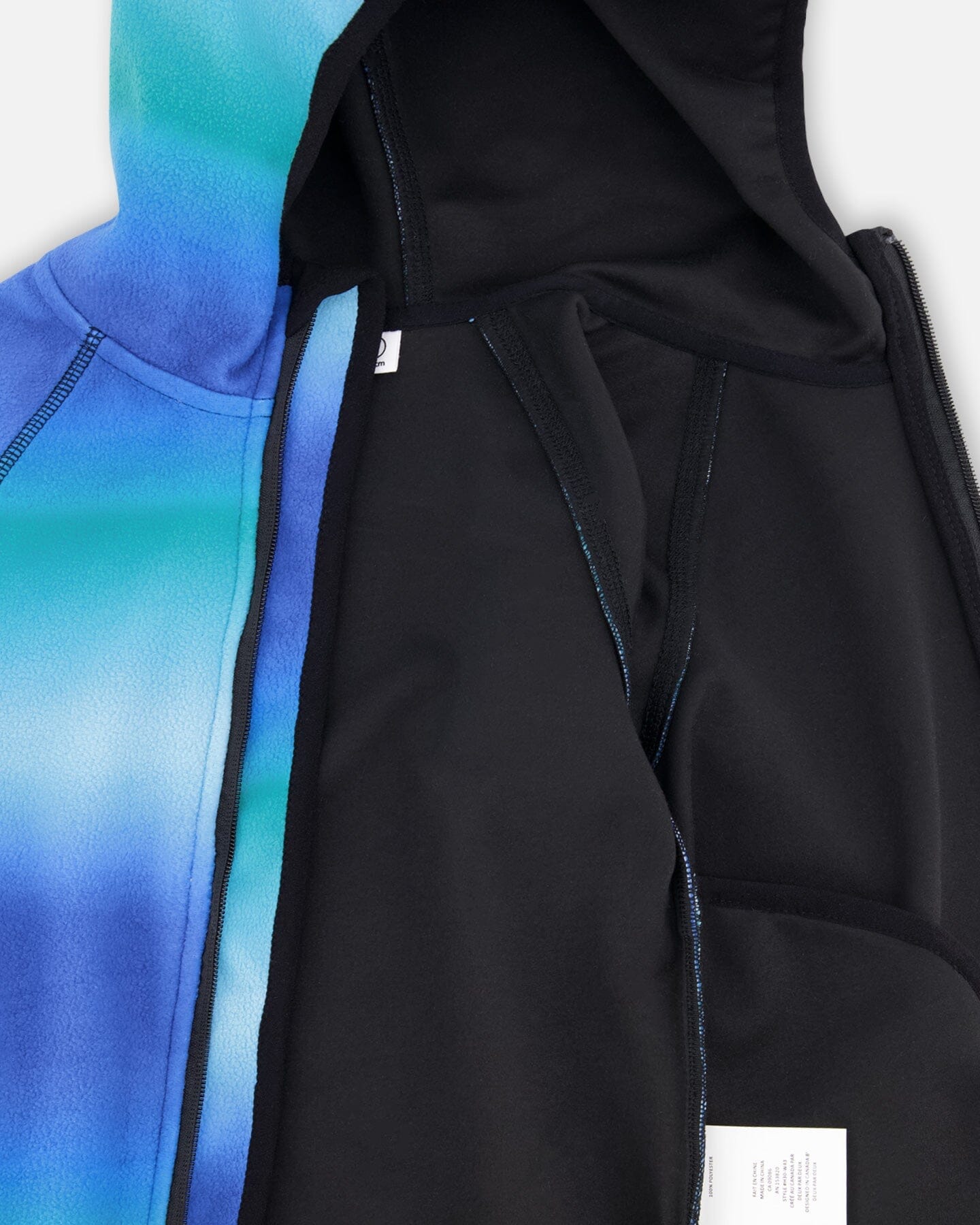 Softshell Jacket Blue To Black Gradient