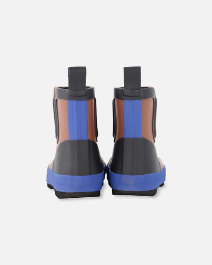 Short Rain Boots In Natural Rubber Brown