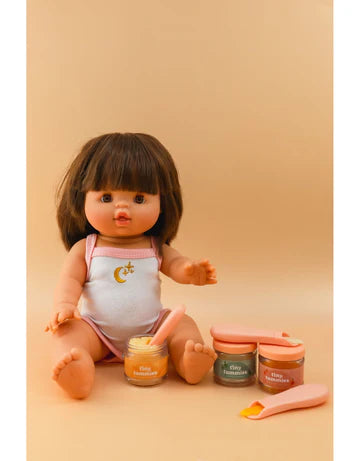 Tiny Tummies Banana Custard Food Jar and Spoon Set - Tiny Harlow