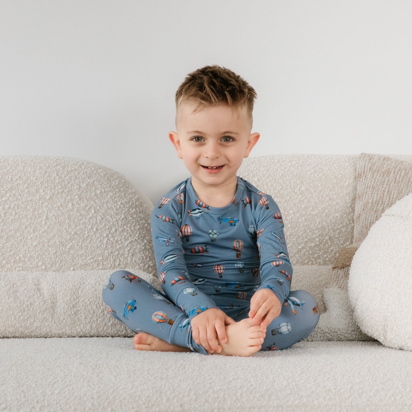 Vintage Voyager Two-Piece Pajama Set