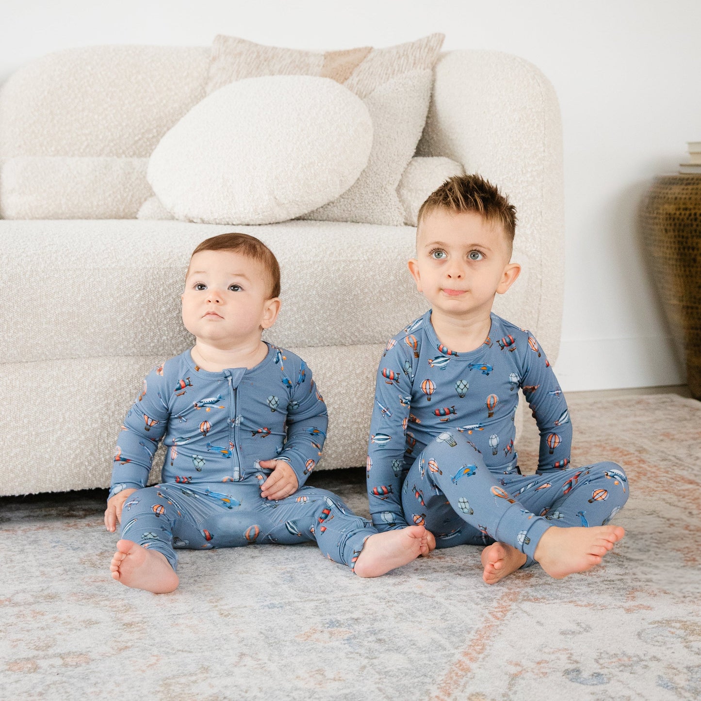 Vintage Voyager Two-Piece Pajama Set