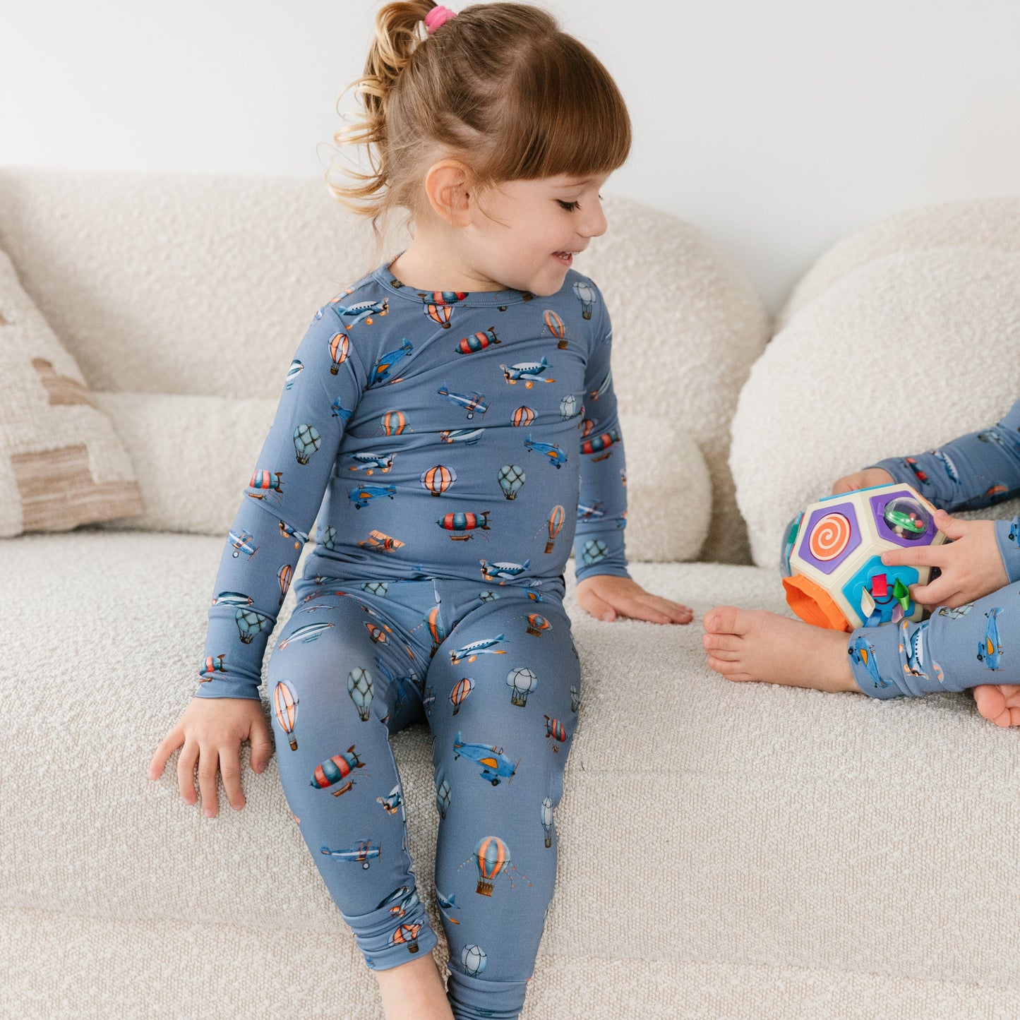 Vintage Voyager Two-Piece Pajama Set