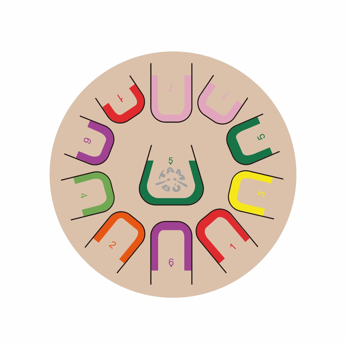 10" Tambu Tongue Drum