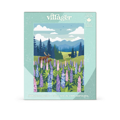 Lupines Meadow | 1000-Piece Puzzle for Adults | Designed in Canada by Diana Pinnell