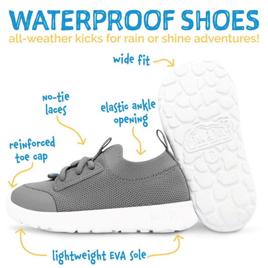 PRE-ORDER Kids Waterproof Shoes - Jan & Jul