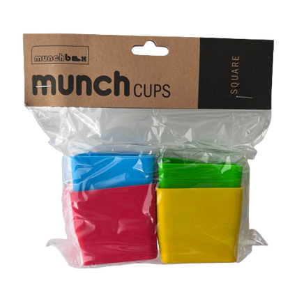 MUNCH CUPS - Bold Squares (4 pieces)