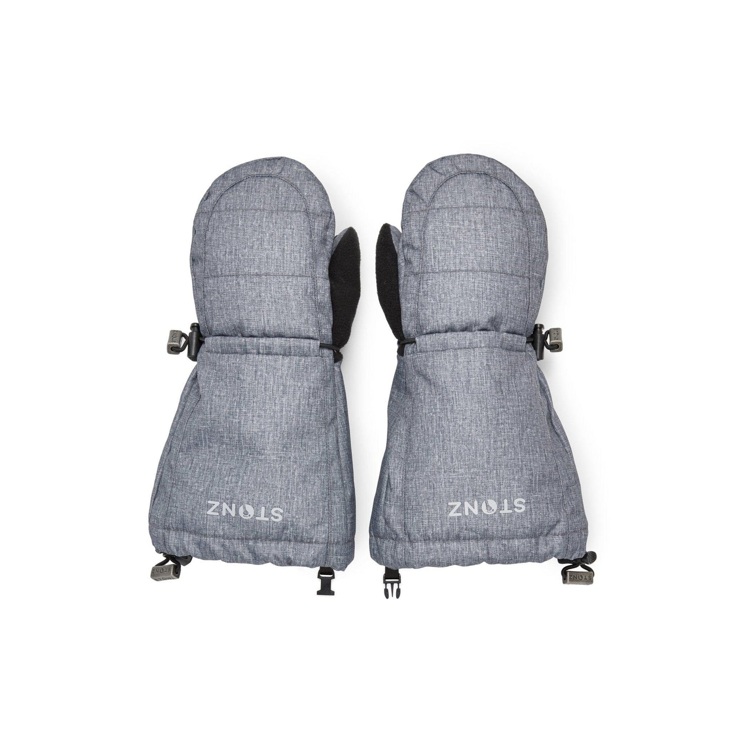 Heather Grey Youth Mitts - Stonz