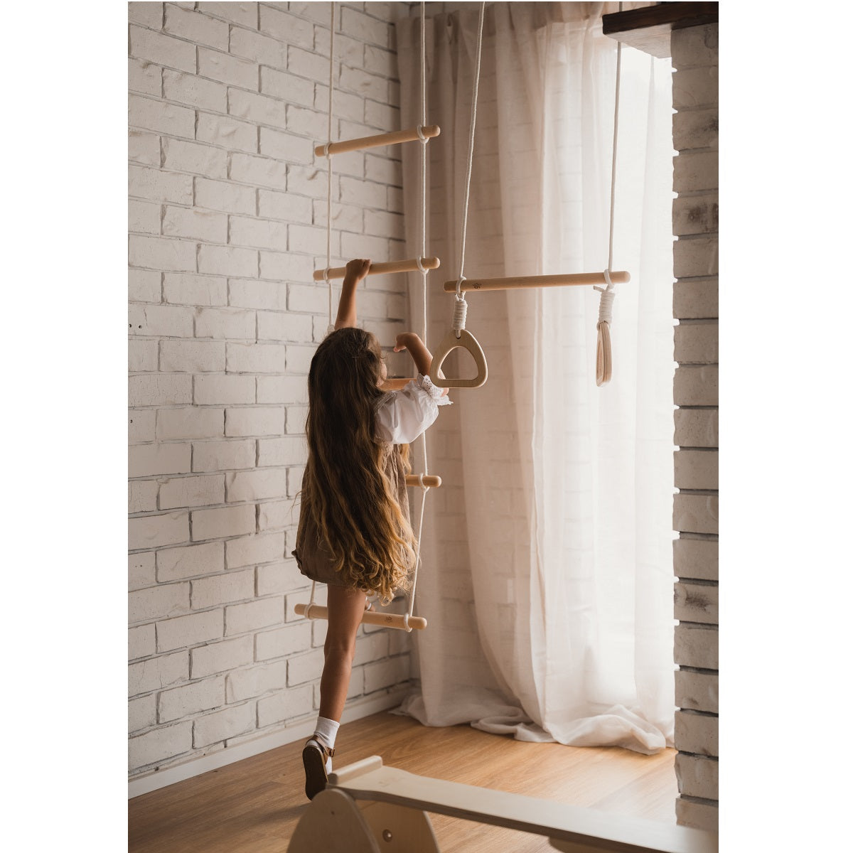 Hanging Gym Climbing Ladder - Kinderfeets