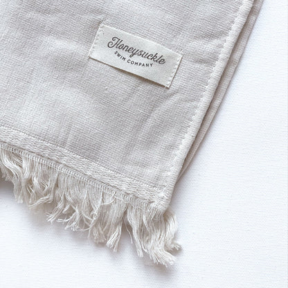 Hooded Beach Towel Oat