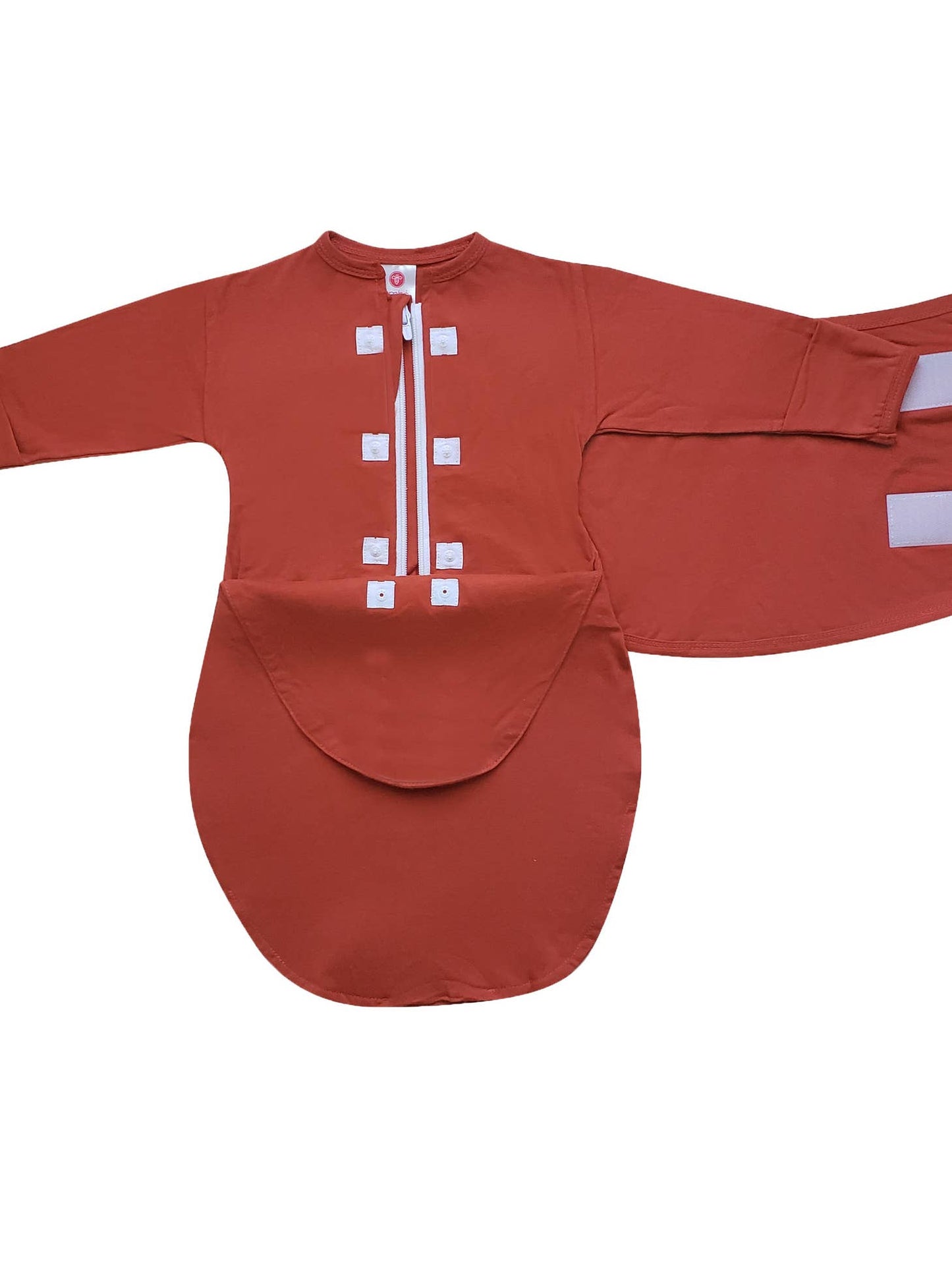 Rust Starter Swaddle with Long Sleeves - embé®