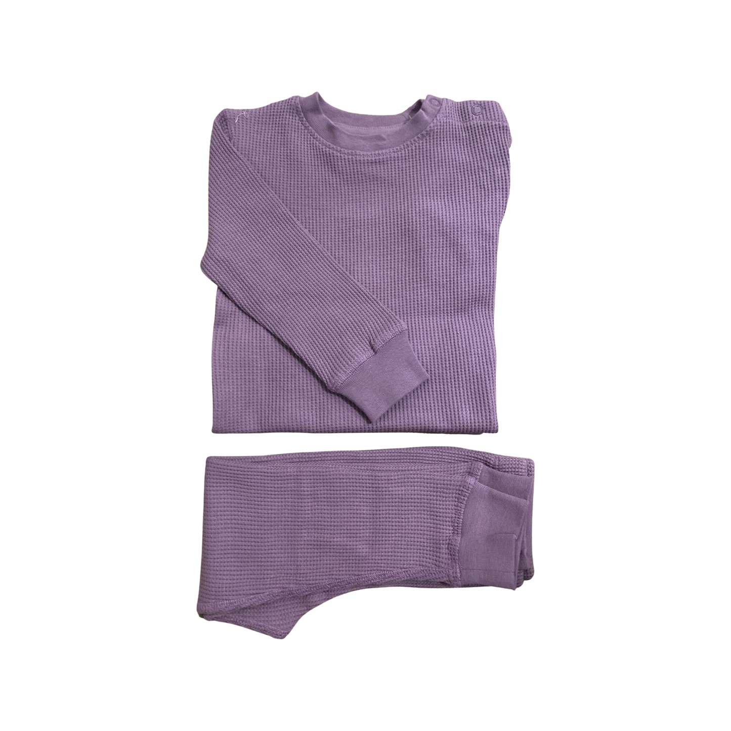 Plum Jam Waffle Cotton Set -Slugs & Snails