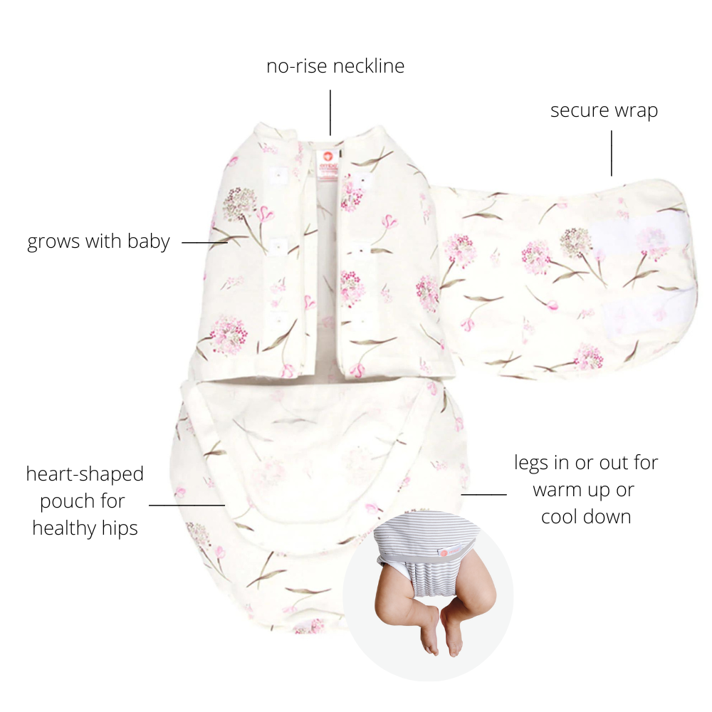 Clustered Flowers Swaddle - Embé