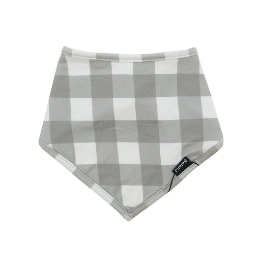 Sage Plaid Bandana Bib