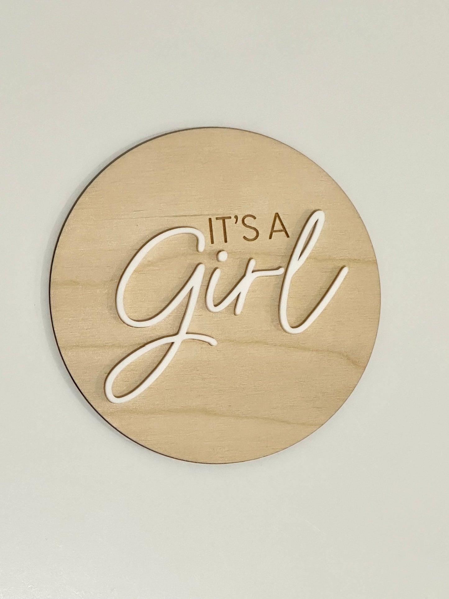 Baby Gender Announcement Signs - Knotty Design Co