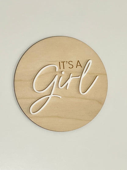 Baby Gender Announcement Signs - Knotty Design Co