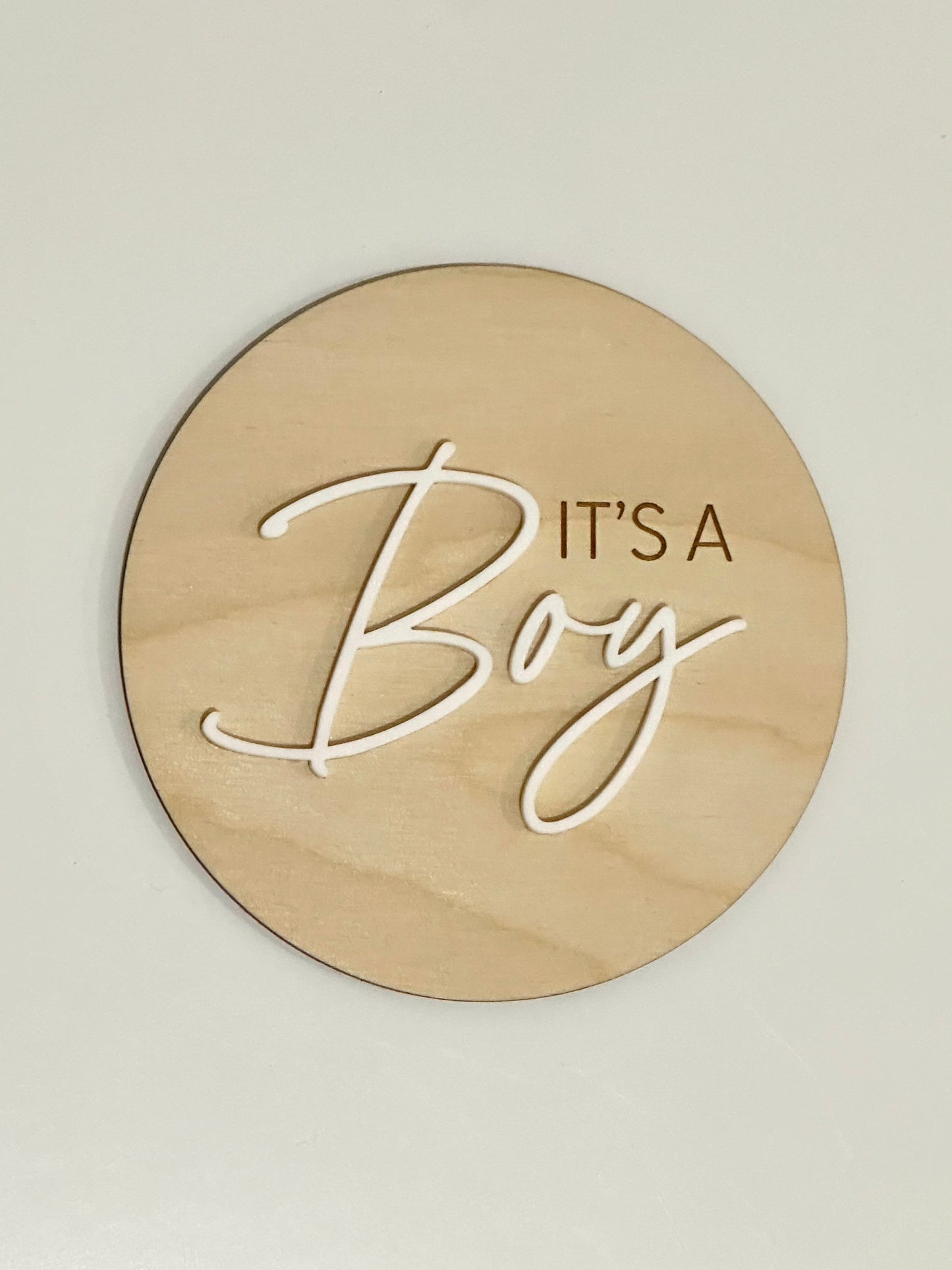 Baby Gender Announcement Signs - Knotty Design Co